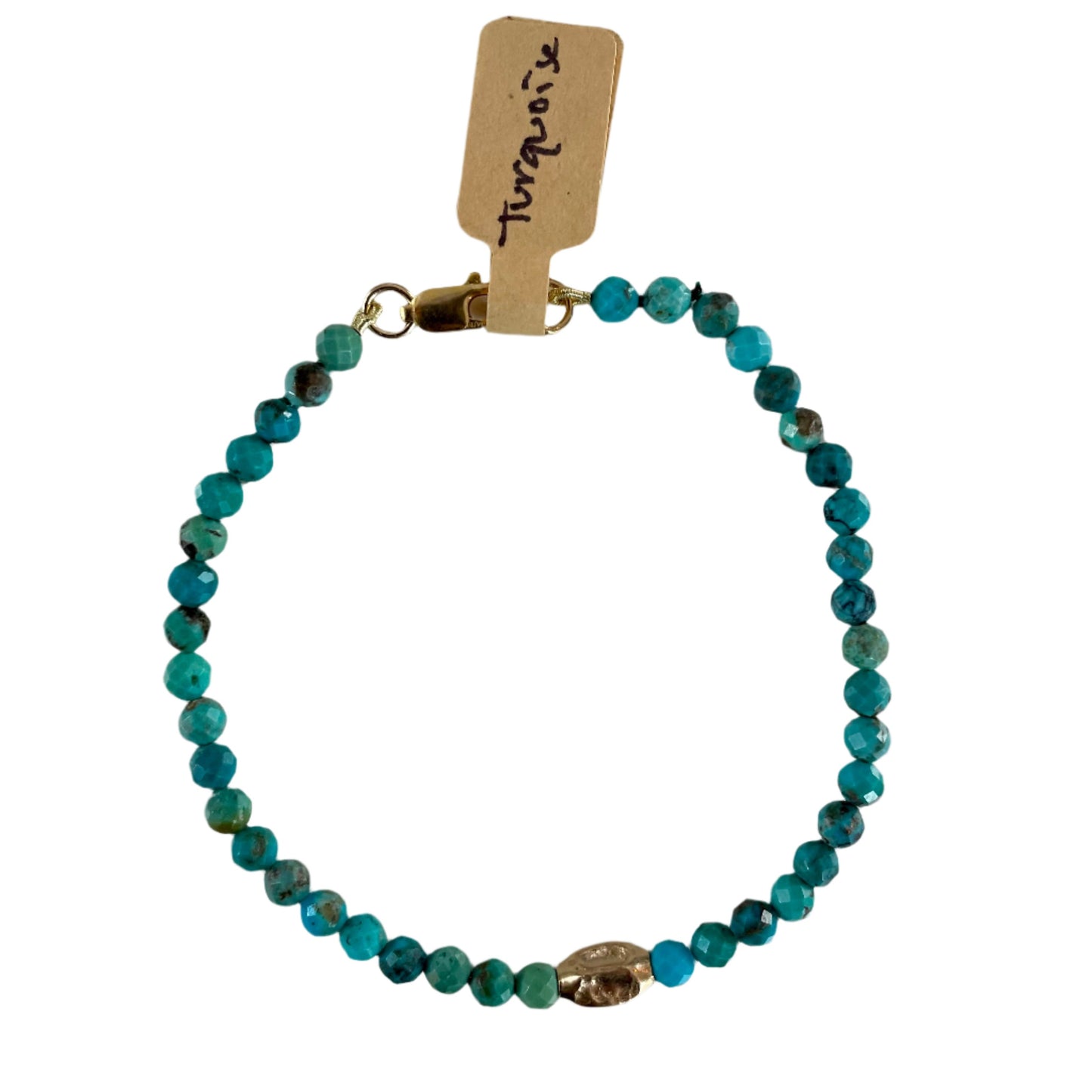 Turquoise + 14K Gold Fill Bracelet