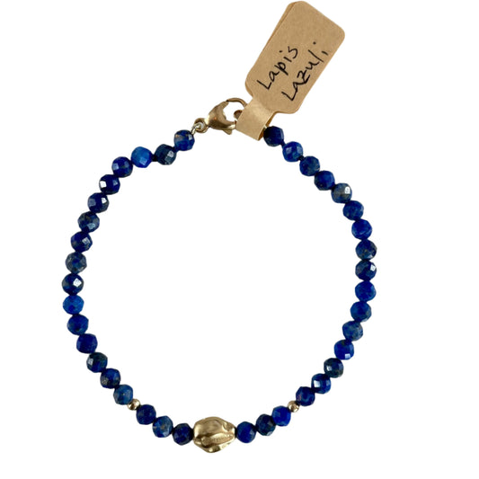 Sapphire + 14K Gold Fill Bracelet