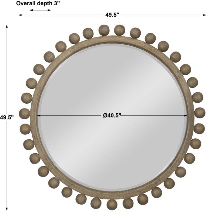 Brianna Round Mirror