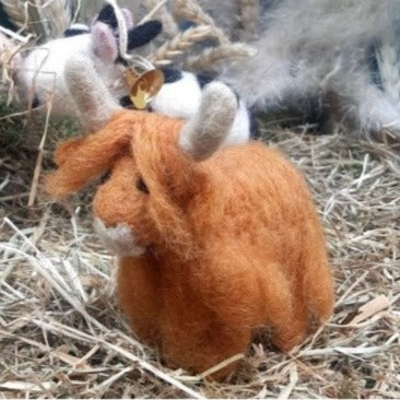 Cow Hanging Felt Ornament