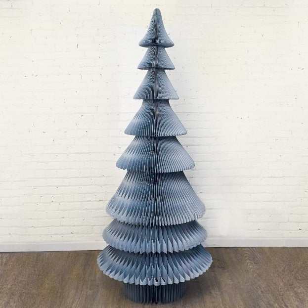 Periwinkle Paper Christmas Tree