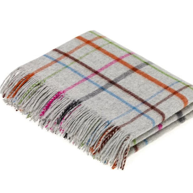 Lambswool Windowpane Throw