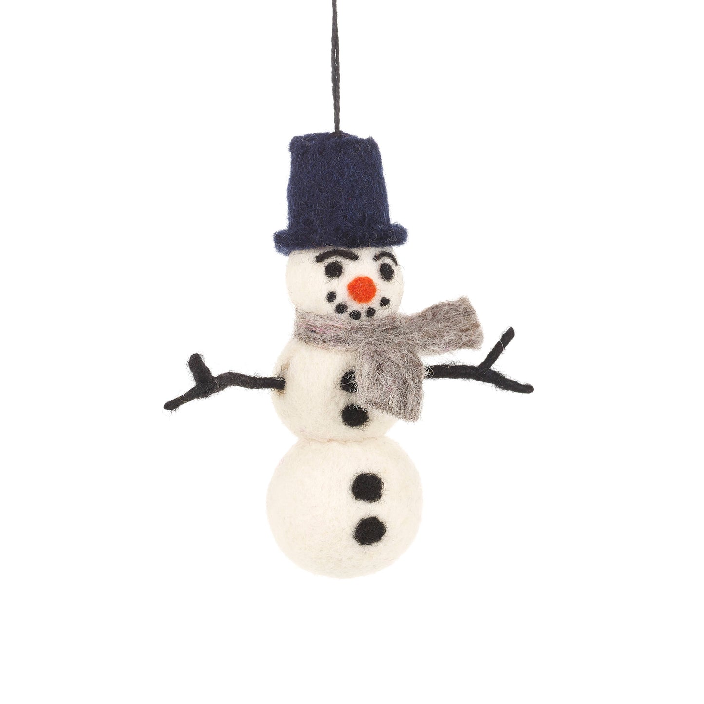 Felt Snowman Ornament