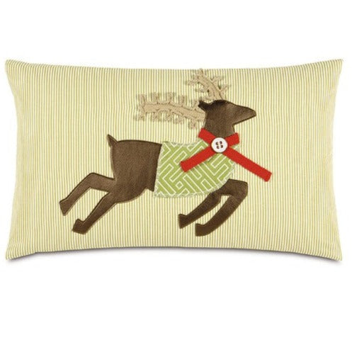 Jingle Reindeer Pillow